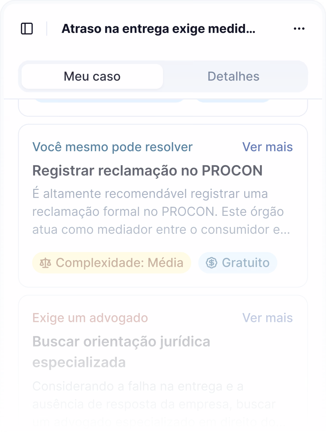 Interface do chat